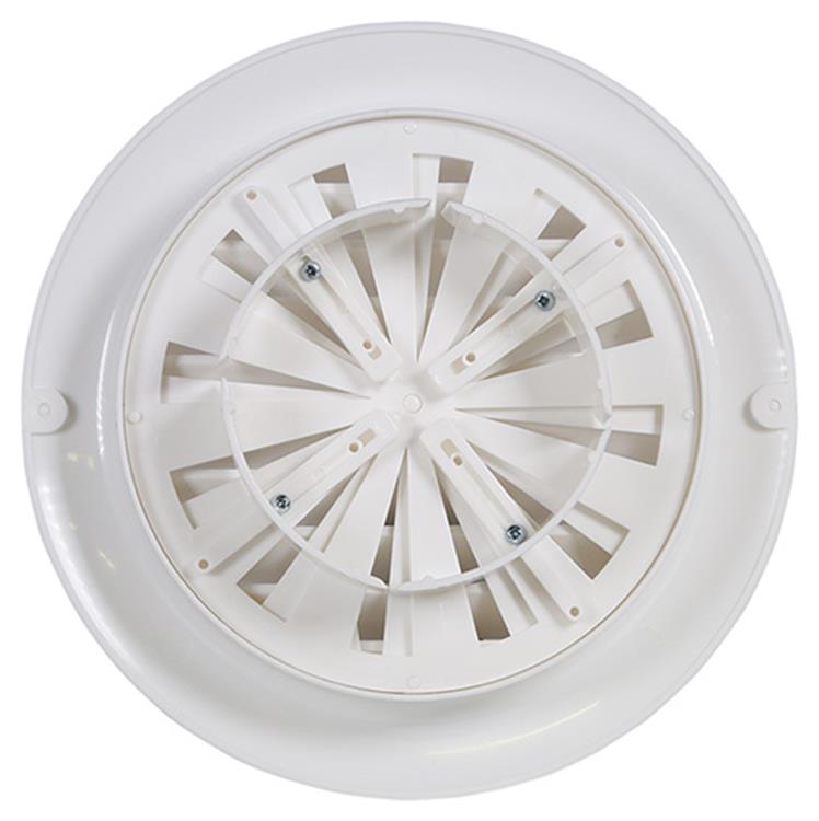 Renson 1006743 - grille ronde PVC735 blanc 100-150mm | 1 pièce
