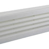 Renson 1006387 - grille de porte 761 pvc ral 9010 450x90mm | 2 pièces