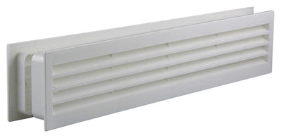 Renson 1006387 - grille de porte 761 pvc ral 9010 450x90mm | 2 pièces