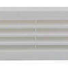 Renson 1006387 - grille de porte 761 pvc ral 9010 450x90mm | 2 pièces