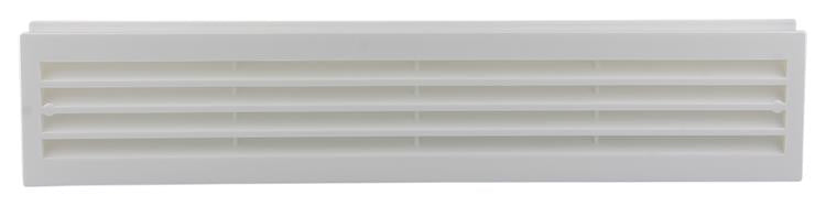 Renson 1006387 - grille de porte 761 pvc ral 9010 450x90mm | 2 pièces