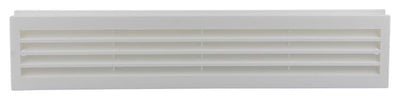 Renson 1006387 - grille de porte 761 pvc ral 9010 450x90mm | 2 pièces