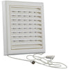 Renson 1006366 - surface de grille réglable. 732 pvcral 9010 154x154mm | 2 pièces