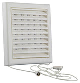 Renson 1006366 - surface de grille réglable. 732 pvcral 9010 154x154mm | 2 pièces - afbeelding 1