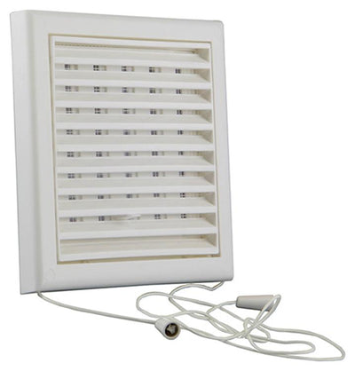 Renson 1006366 - surface de grille réglable. 732 pvcral 9010 154x154mm | 2 pièces