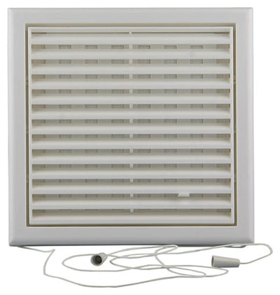 Renson 1006368 - surface de grille réglable. 732 pvcral 9010 187x187mm | 2 pièces