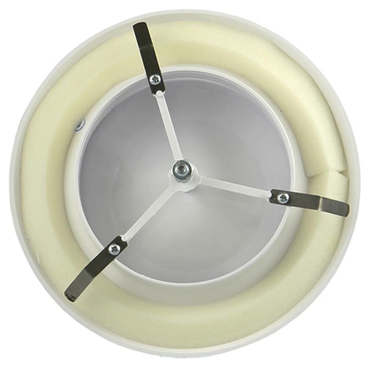 Renson 1006378 - vanne d'extraction à encastrer 736 PVC ø100 | 2 pièces