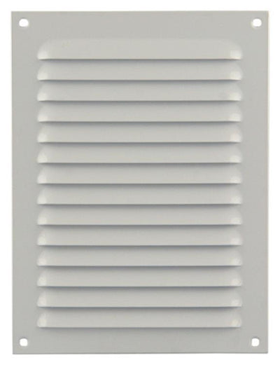 Renson 1006303 - grille à ailettes plate aluminium ral 9010 150x200mm | 10 pièces