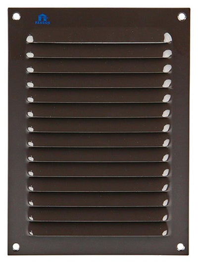 Renson 1006304 - grille à ailettes plate aluminium ral 8019 150x200mm | 10 pièces