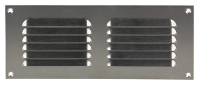 Renson 1006305 - grille à ailettes plate aluminium f1 250x100mm | 10 pièces