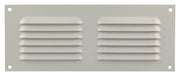 Renson 1006306 - grille à ailettes plate aluminium ral 9010 250x100mm | 10 pièces - afbeelding 2