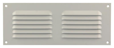 Renson 1006306 - grille à ailettes plate aluminium ral 9010 250x100mm | 10 pièces