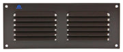 Renson 1006307 - grille à ailettes plate aluminium ral 8019 250x100mm | 10 pièces - afbeelding 2