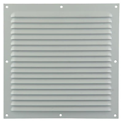 Renson 1006309 - grille à ailettes plate aluminium ral 9010 250x250mm | 10 pièces