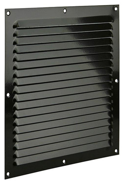 Renson 1006310 - grille à ailettes plate aluminium ral 8019 250x250mm | 10 pièces