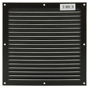 Renson 1006310 - grille à ailettes plate aluminium ral 8019 250x250mm | 10 pièces - afbeelding 3