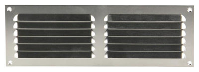 Renson 1006311 - grille à ailettes plate aluminium f1 300x100mm | 10 pièces