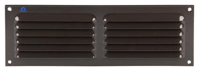 Renson 1006313 - grille à ailettes plate aluminium ral 8019 300x100mm | 10 pièces