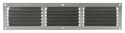 Renson 1006315 - grille à ailettes plate aluminium f1 400x100mm | 10 pièces