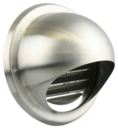 Renson 1006276 - grille sphérique encastrable en acier inoxydable 638 ø125 | 2 pièces
