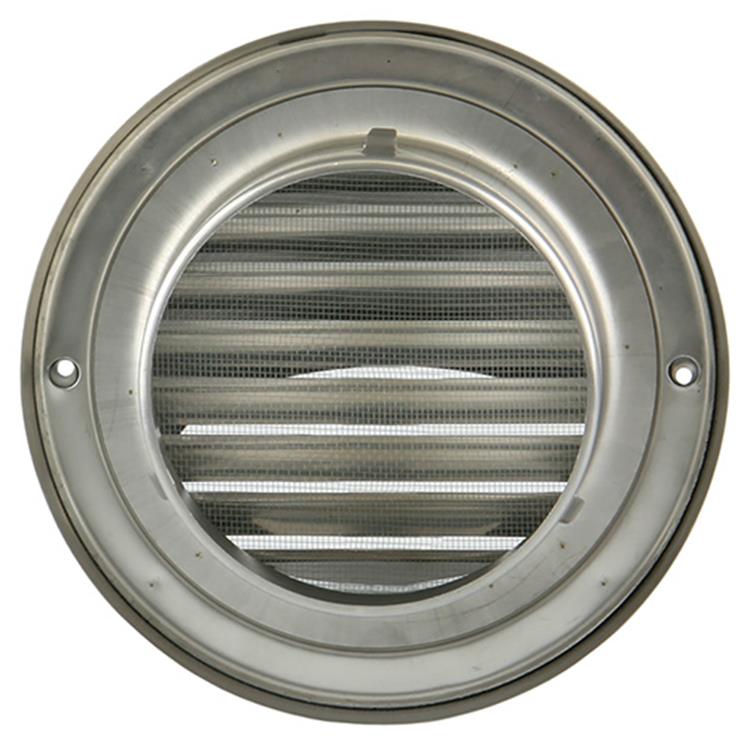 Renson 1006275 - grille sphérique encastrable en acier inoxydable 638 ø100 | 2 pièces