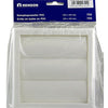 Renson 1006372 - grille de hotte aspirante en saillie 733 PVC RAL 9010 154x154mm | 2 pièces