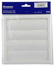 Renson 1006374 - grille de hotte aspirante en saillie 733 PVC RAL 9010 187x187mm | 2 pièces - afbeelding 4