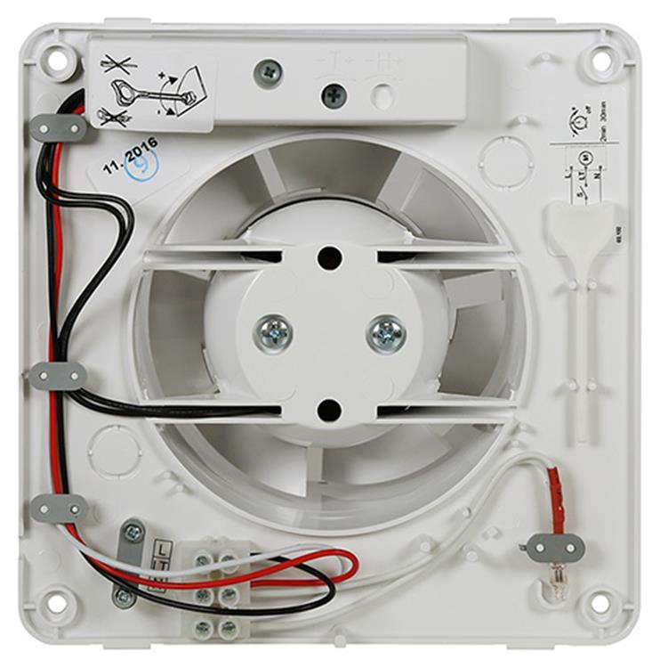 Renson 1006445 - ventilateur mécanique avec minuterie 7201t blanc ø 100 | 2 pièces