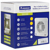 Renson 1006445 - ventilateur mécanique avec minuterie 7201t blanc ø 100 | 2 pièces