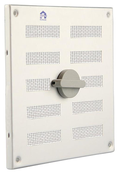 Renson 1006324 - surface de grille réglable. 4037 aluminium f1 155x155mm | 2 pièces