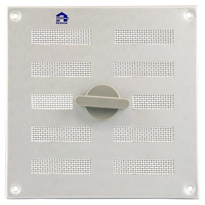Renson 1006324 - surface de grille réglable. 4037 aluminium f1 155x155mm | 2 pièces