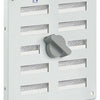 Renson 1006325 - surface de grille réglable. 4037 aluminium ral 9010 155x155mm | 2 pièces