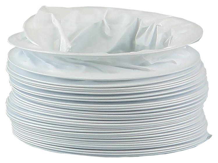 Renson 1006389 - PVC souple 7001 blanc ø 100 1m | 3 pièces