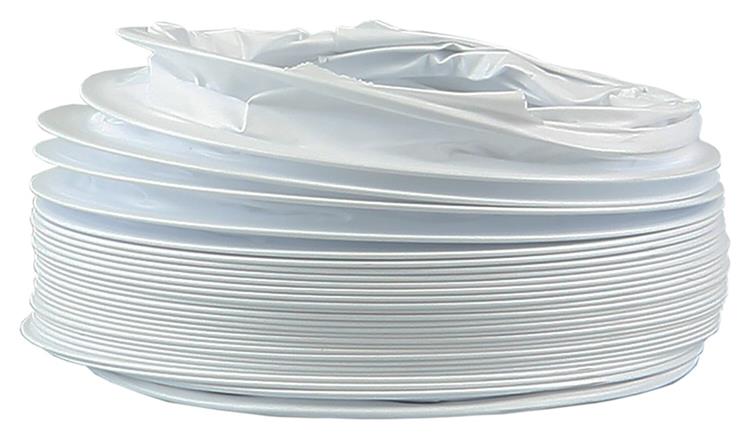 Renson 1006390 - PVC souple 7001 blanc ø 125 1m | 3 pièces
