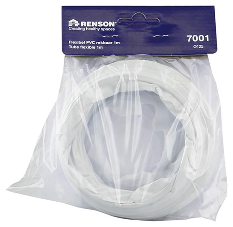 Renson 1006390 - PVC souple 7001 blanc ø 125 1m | 3 pièces
