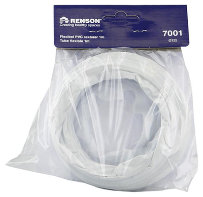Renson 1006390 - PVC souple 7001 blanc ø 125 1m | 3 pièces