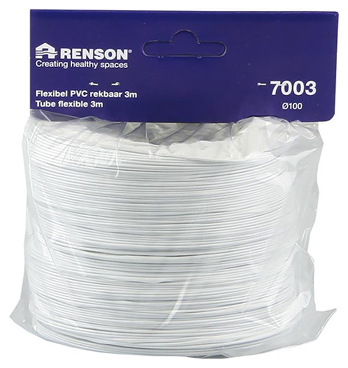 Renson 1006392 - PVC flexible 7003 blanc ø 100 3m | 3 pièces