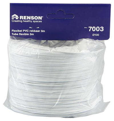 Renson 1006392 - PVC flexible 7003 blanc ø 100 3m | 3 pièces