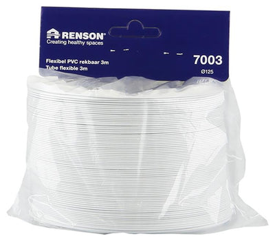 Renson 1006393 - PVC flexible 7003 blanc ø 125 3m | 3 pièces
