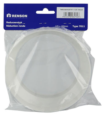 Renson 1006402 - Pièce de réduction PVC 7011 blanc 125-150mm | 4 pièces