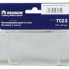 Renson 1006412 - lot de 2 supports de montage pvc 7023 blanc 110x55mm | 5 pièces
