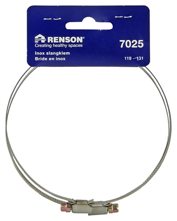 Renson 1006422 - jeu de 2 colliers de serrage en inox 7025 dia 119-131 | 5 pièces