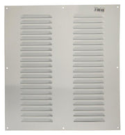 Renson 1006319 - grille à ailettes plate aluminium ral 9010 400x400mm | 5 pièces - afbeelding 3
