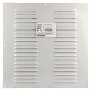 Renson 1006319 - grille à ailettes plate aluminium ral 9010 400x400mm | 5 pièces - afbeelding 4