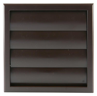 Renson 1006386 - grille de hotte aspirante 4 volets 742 dia PVC ral 8019 ø100-130 | 2 pièces