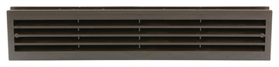 Renson 1006388 - grille de porte 761 pvc ral 8019 450x90mm | 2 pièces