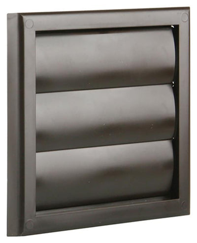 Renson 1006373 - grille de hotte aspirante en saillie 733 PVC RAL 8019 154x154mm | 2 pièces