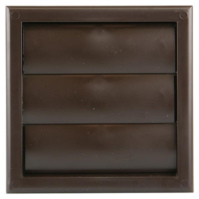 Renson 1006373 - grille de hotte aspirante en saillie 733 PVC RAL 8019 154x154mm | 2 pièces
