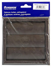 Renson 1006373 - grille de hotte aspirante en saillie 733 PVC RAL 8019 154x154mm | 2 pièces - afbeelding 5