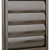 Renson 1006375 - grille de hotte aspirante en saillie 733 PVC RAL 8019 187x187mm | 2 pièces
